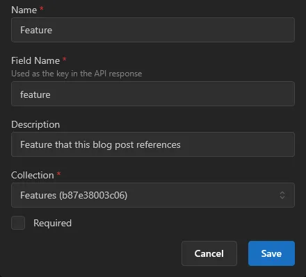 Input screenshot
